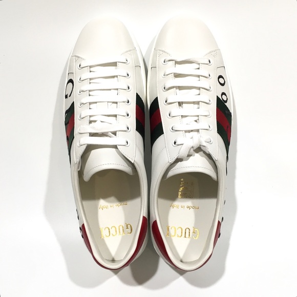 Gucci 100 Web Ace Leather Sneakers -Centennial Edition -Men’s US 11.5 -NIB - Picture 7 of 9